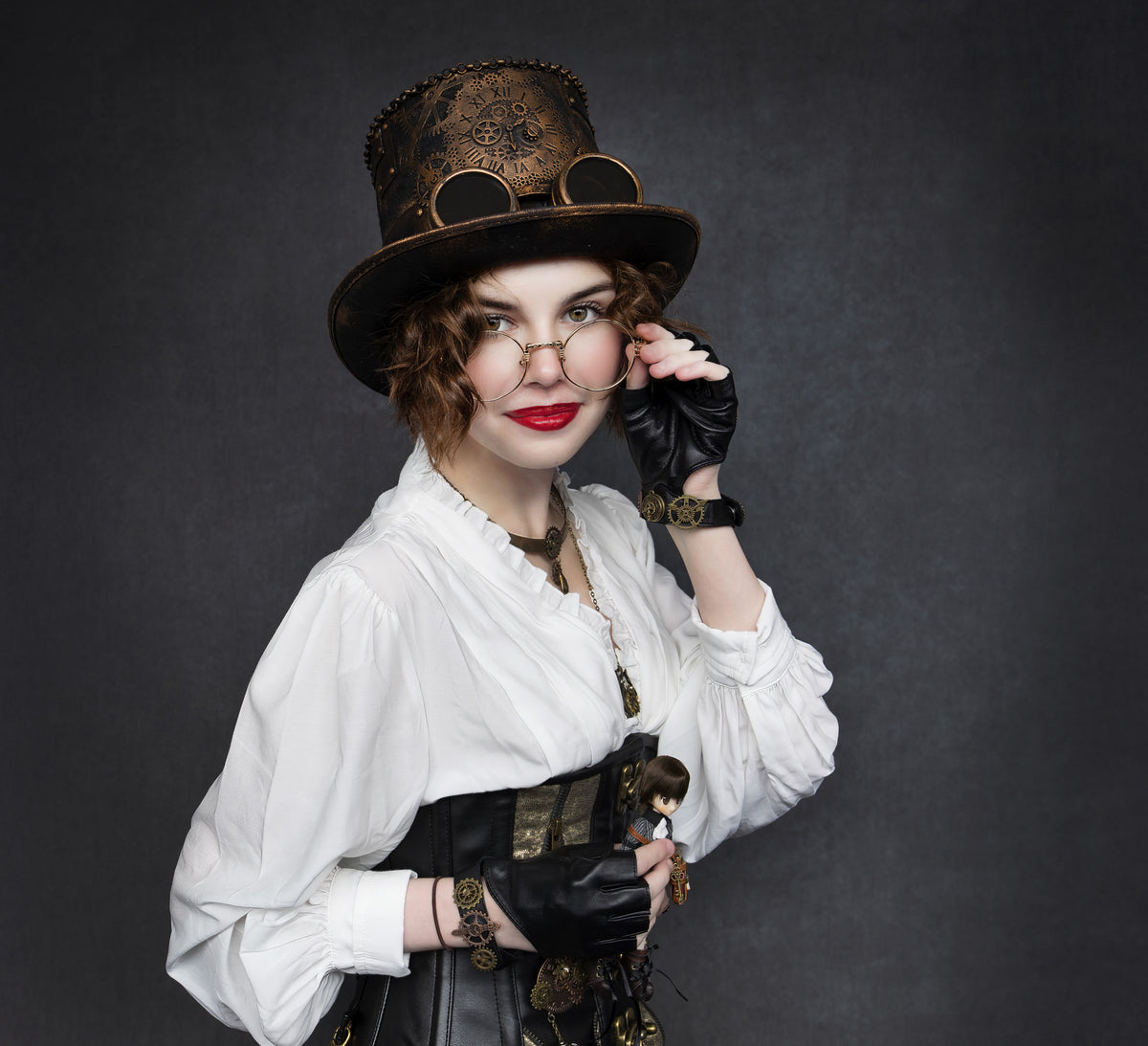 Steampunk Glamour Poster och Canvastavla
