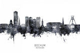 Bochum Germany Skyline Poster och Canvastavla