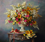 Still life with flowers Poster och Canvastavla