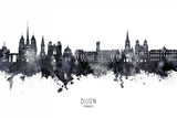 Dijon France Skyline Poster och Canvastavla