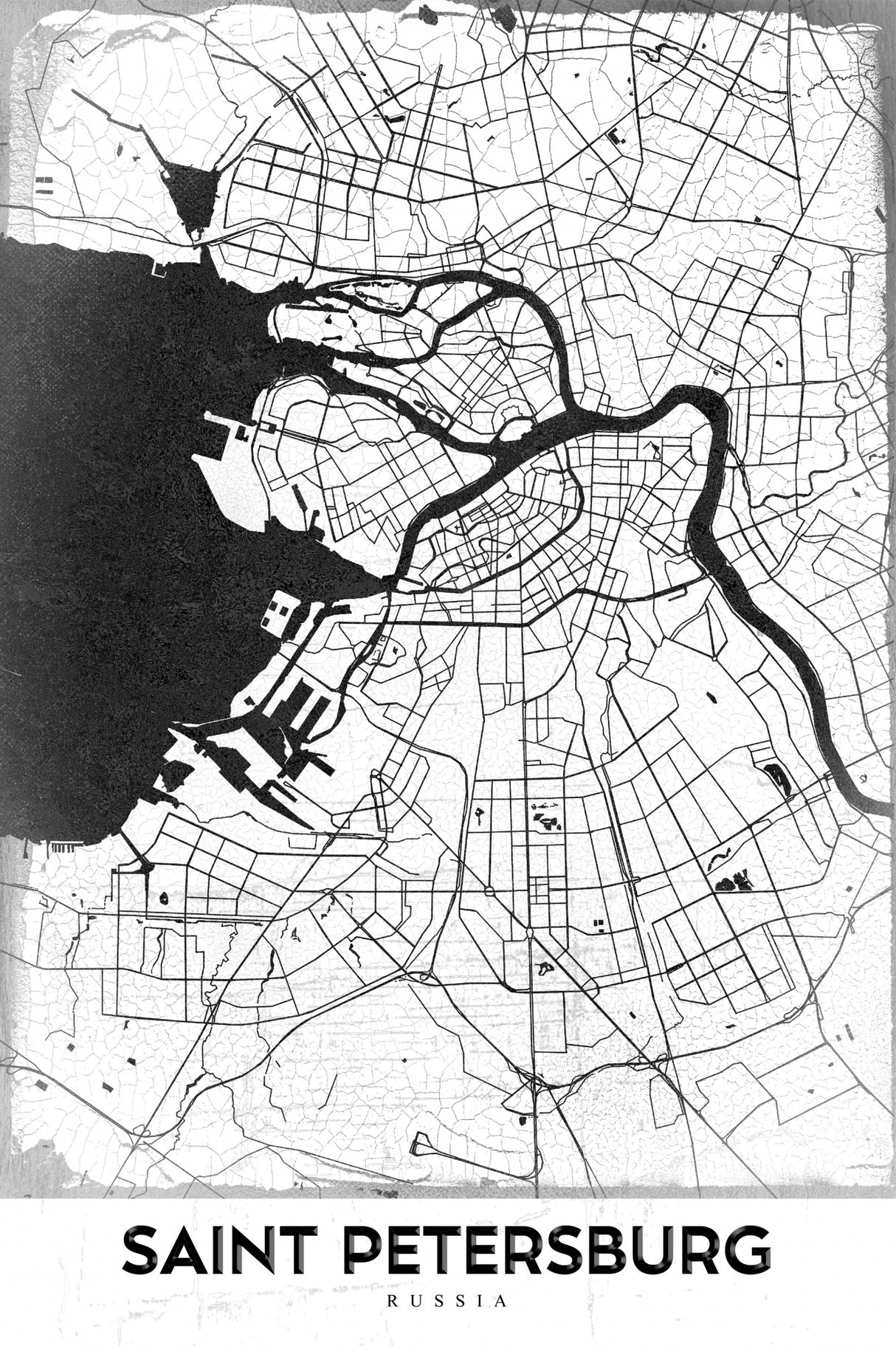 Saint Petersburg Poster och Canvastavla
