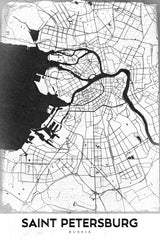 Saint Petersburg Poster och Canvastavla