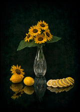 Sunflowers and Lemons Poster och Canvastavla