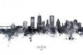 Akron Ohio Skyline Poster och Canvastavla