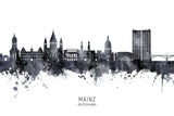Mainz Germany Skyline Poster och Canvastavla
