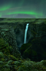 Green Night Poster och Canvastavla