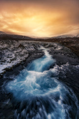 Bruarfoss Poster och Canvastavla