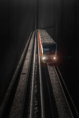 Speed Train Poster och Canvastavla