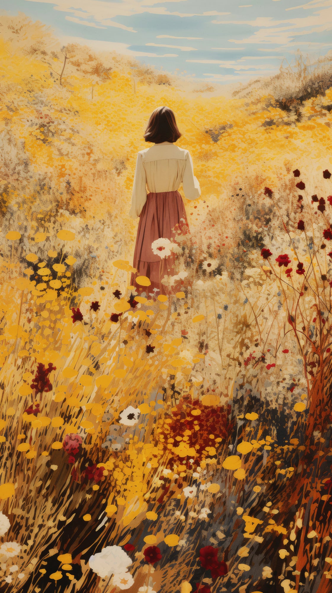 In The Yellow Fields Poster och Canvastavla