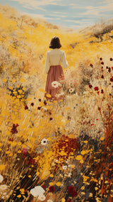 In The Yellow Fields Poster och Canvastavla