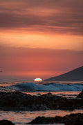Orange Sunset Poster och Canvastavla