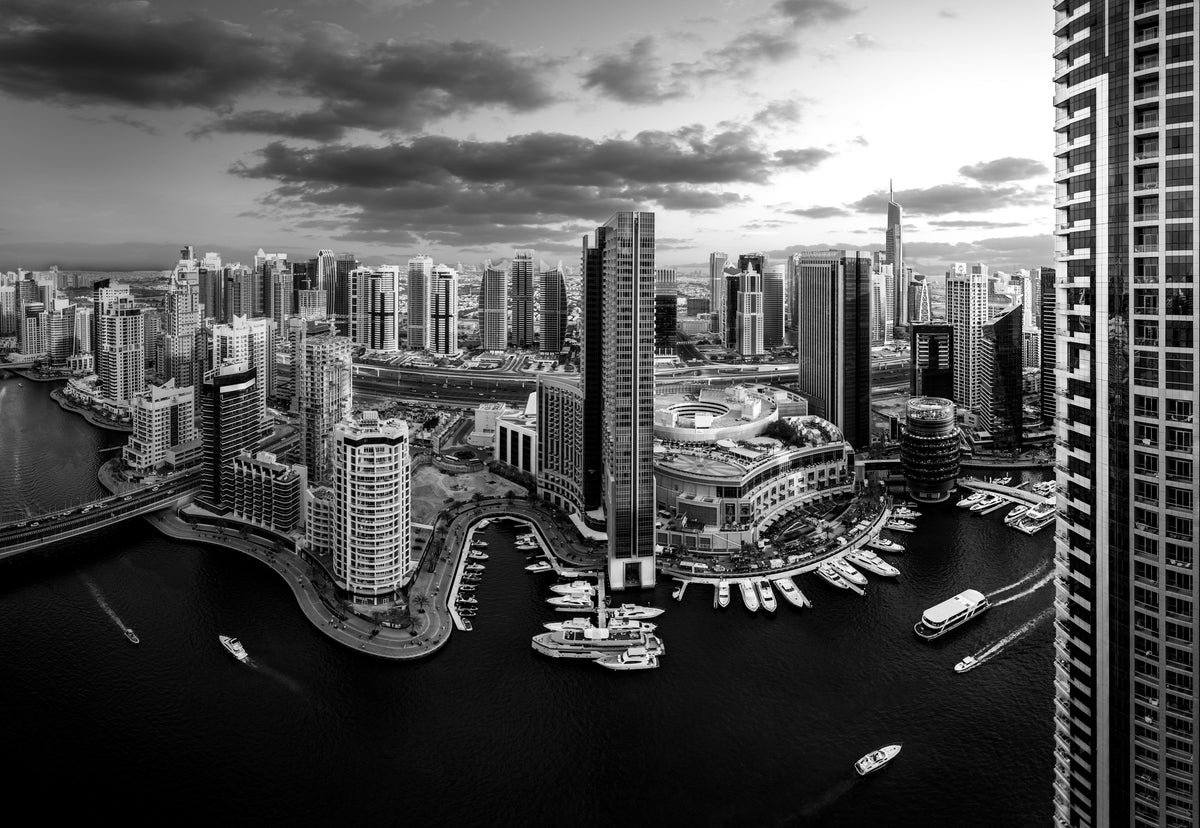 Dubai marina Poster och Canvastavla
