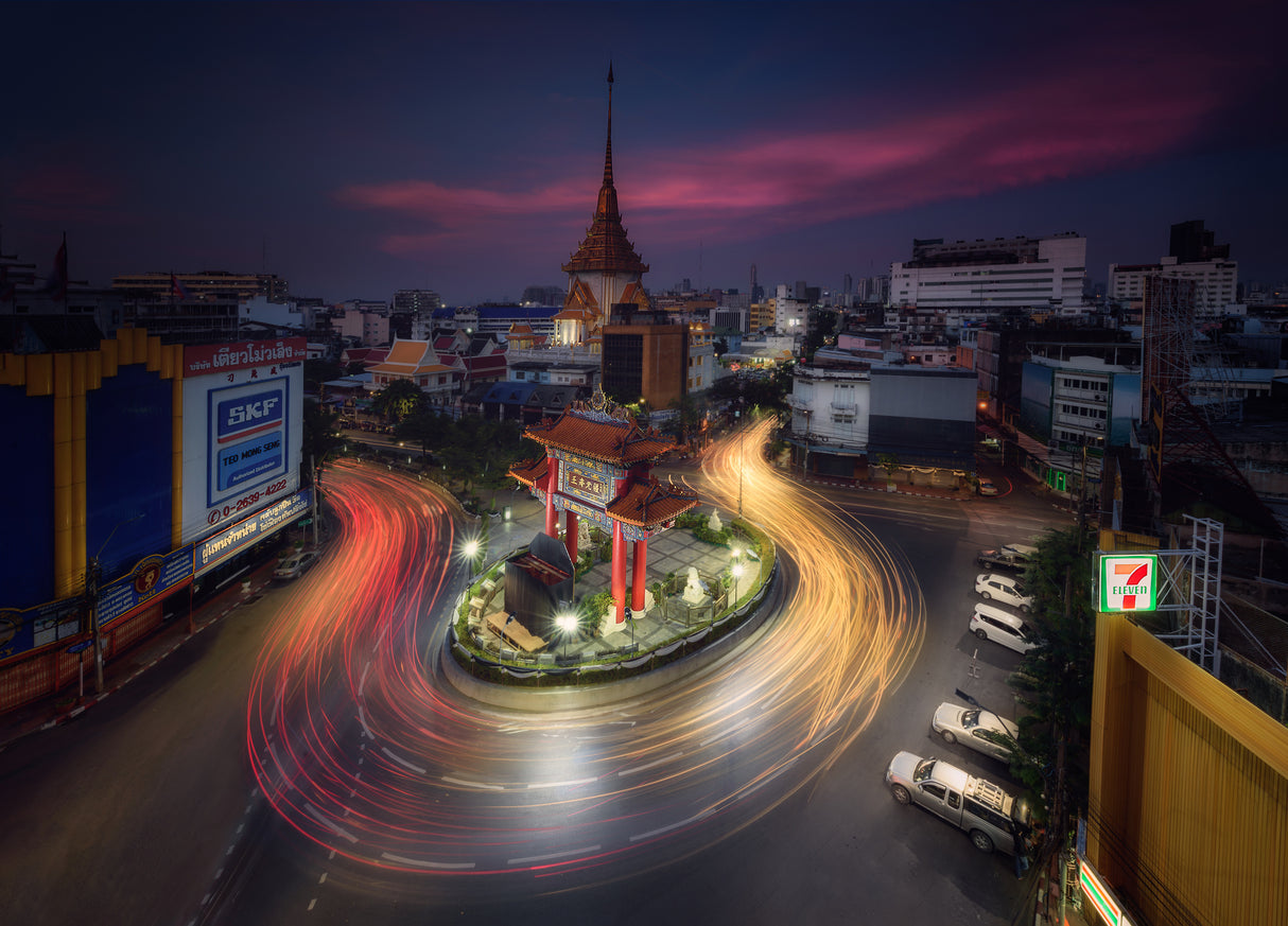 Bangkok Fast forward Poster och Canvastavla