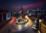 Bangkok Fast forward Poster och Canvastavla