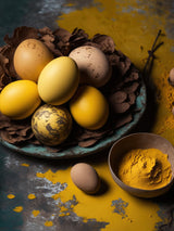 Yellow Eggs Poster och Canvastavla
