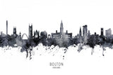 Bolton England Skyline Poster och Canvastavla