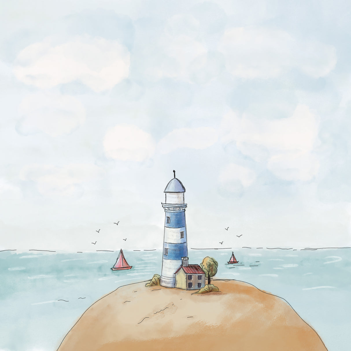 Lighthouse Poster och Canvastavla