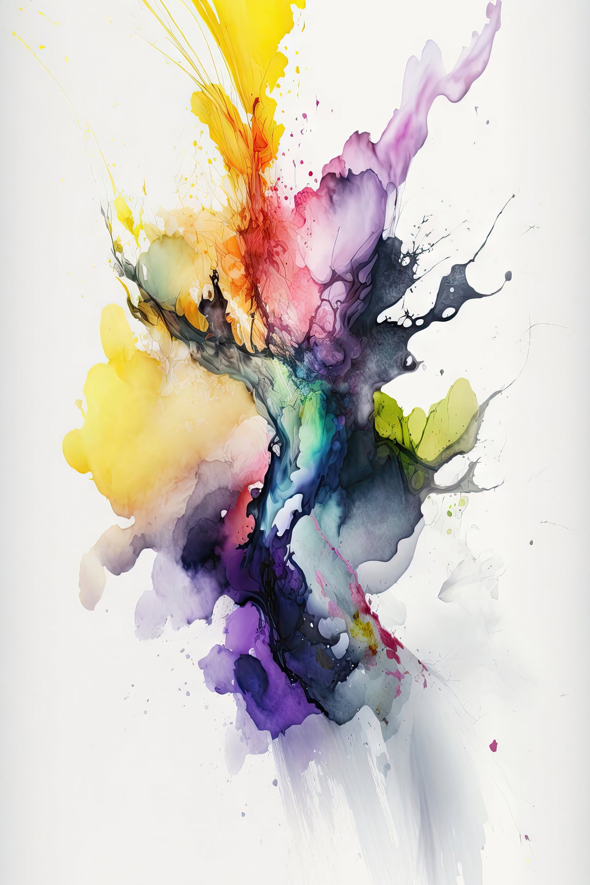 Chromatic Burst Poster och Canvastavla