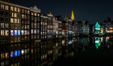 Damrak, Amsterdam Poster och Canvastavla