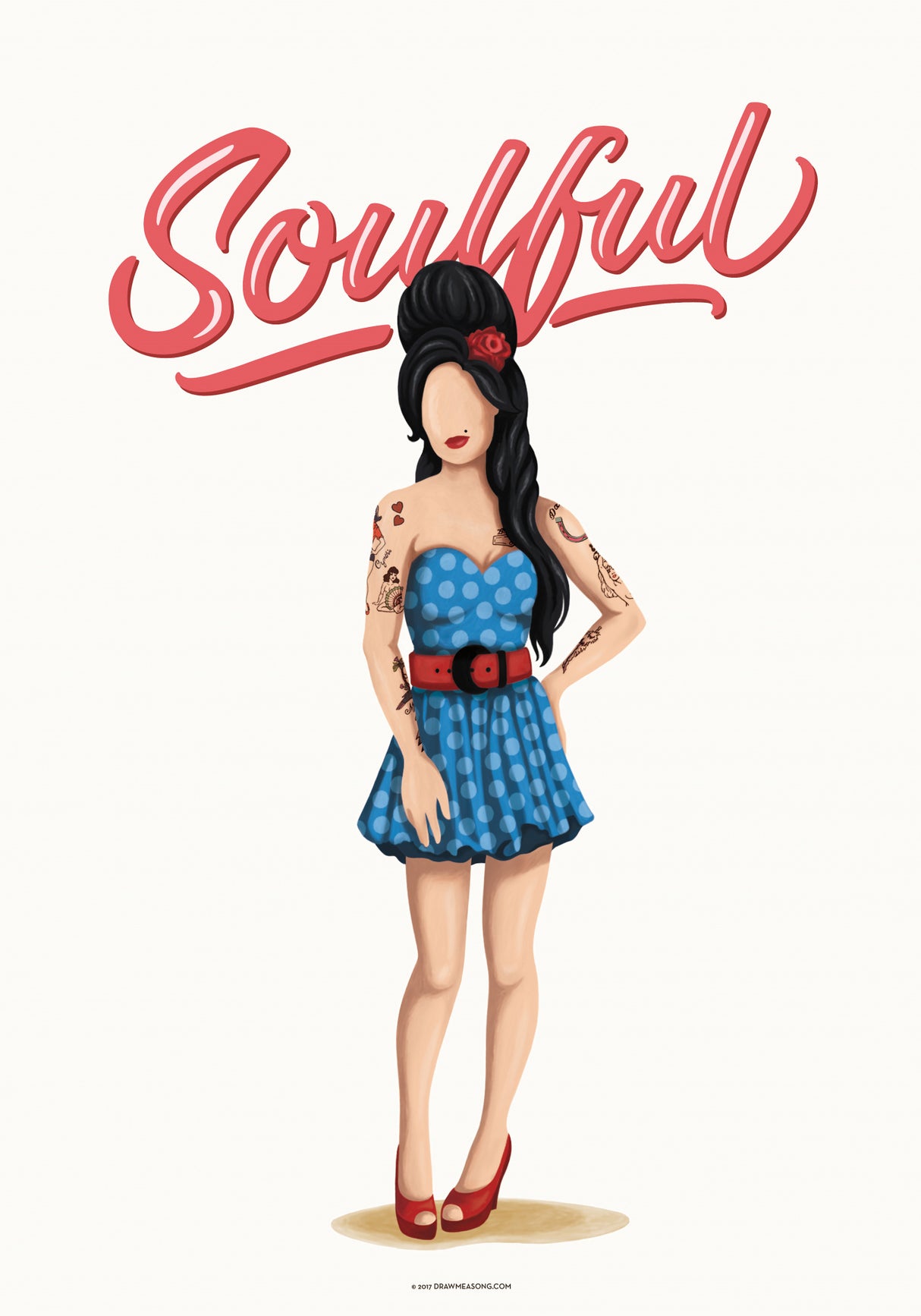 Amy Soulful Poster och Canvastavla