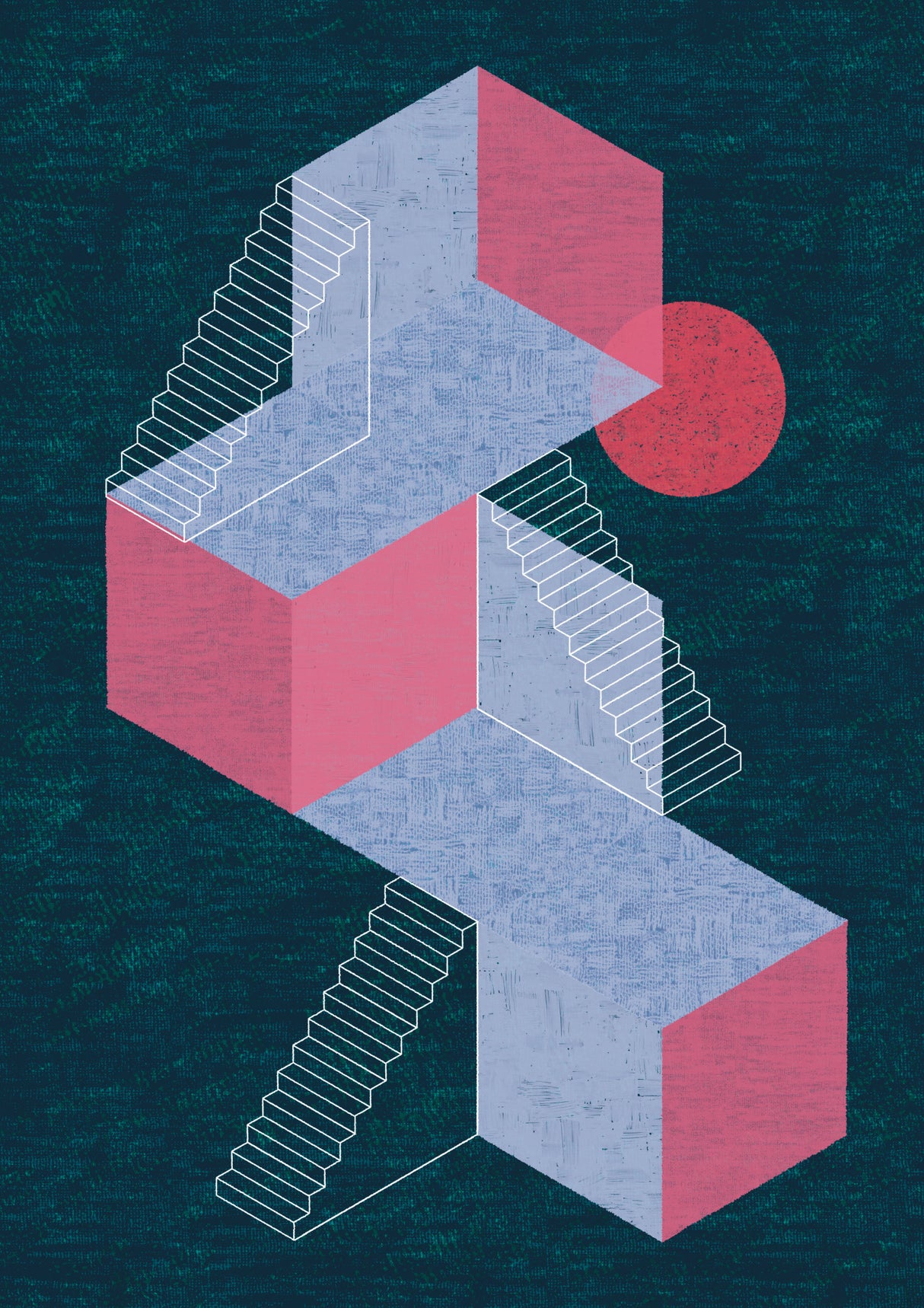 Floating City I Poster och Canvastavla