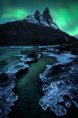 Arctic Night Poster och Canvastavla