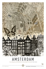 Amsterdam (City Breaks) Poster och Canvastavla