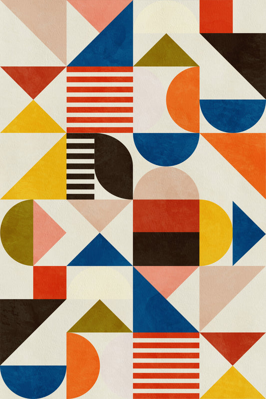 Bauhaus Fun Poster och Canvastavla