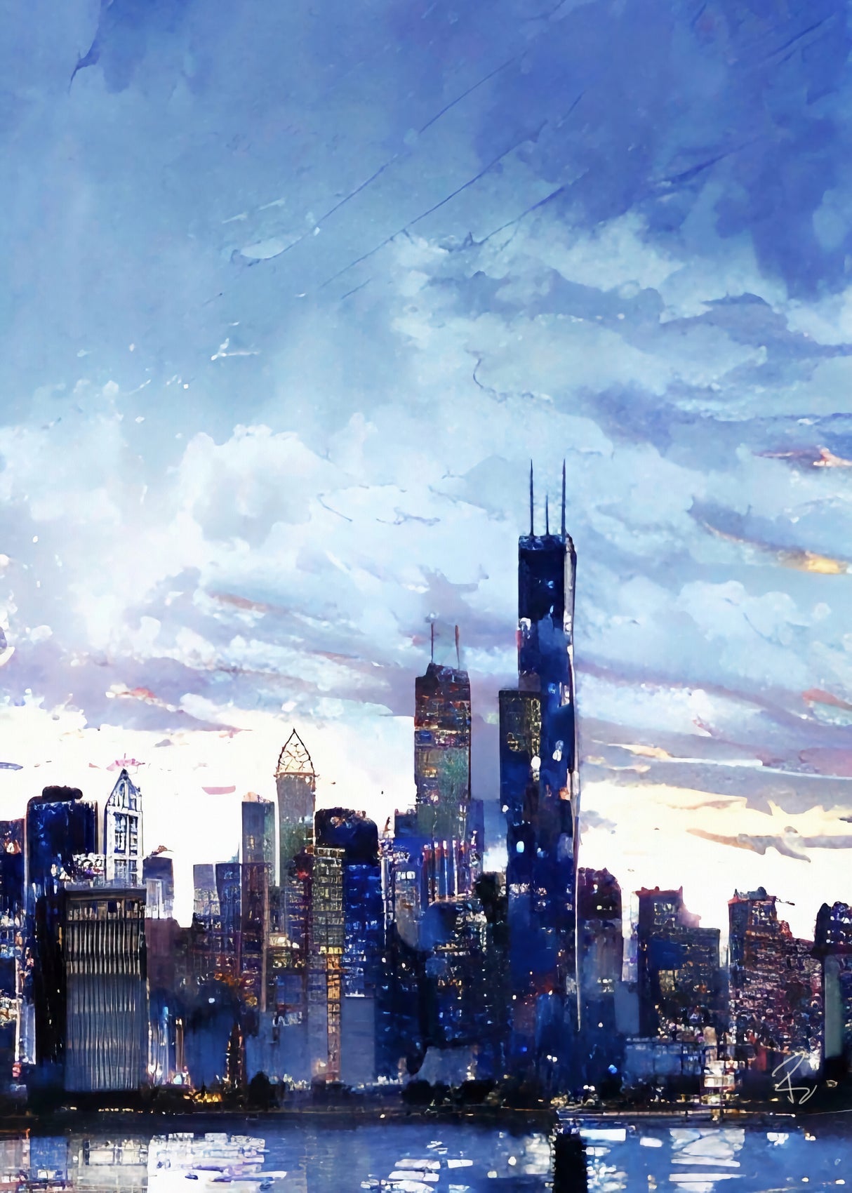 Sweet Home Chicago Poster och Canvastavla
