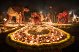 Dev Diwali Varanasi Poster och Canvastavla