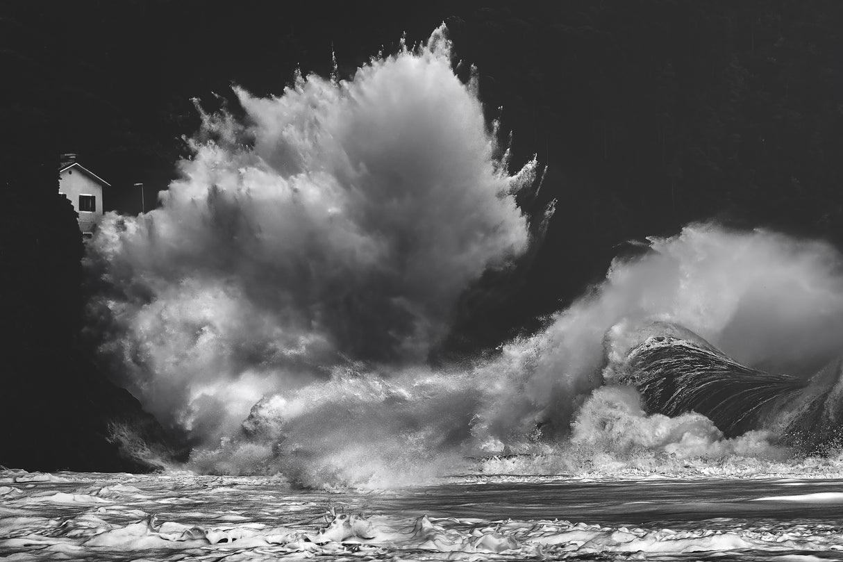AN UNIQUE VISTA ON THE WAVES Poster och Canvastavla