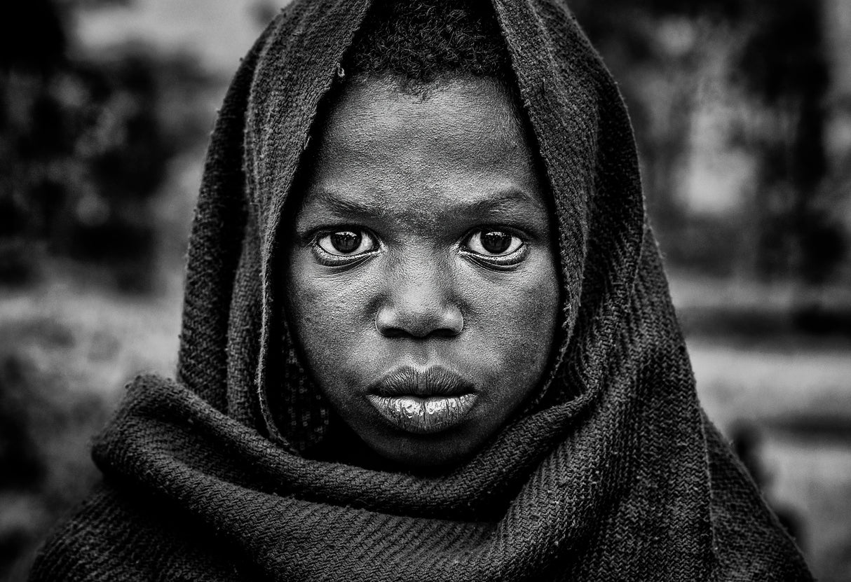 Surmi tribe boy - Ethiopia Poster och Canvastavla