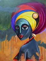 Queen 2 (Gele Series) Poster och Canvastavla