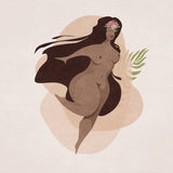 Beautiful Curvy Lady 01 Copy Poster och Canvastavla