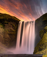 skogafoss Poster och Canvastavla