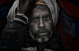 Indian man at the Kumbh Mela - Prayagraj - India Poster och Canvastavla