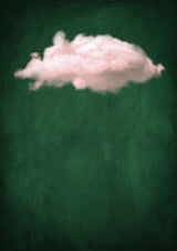 Blush Emerald Cloud Poster och Canvastavla