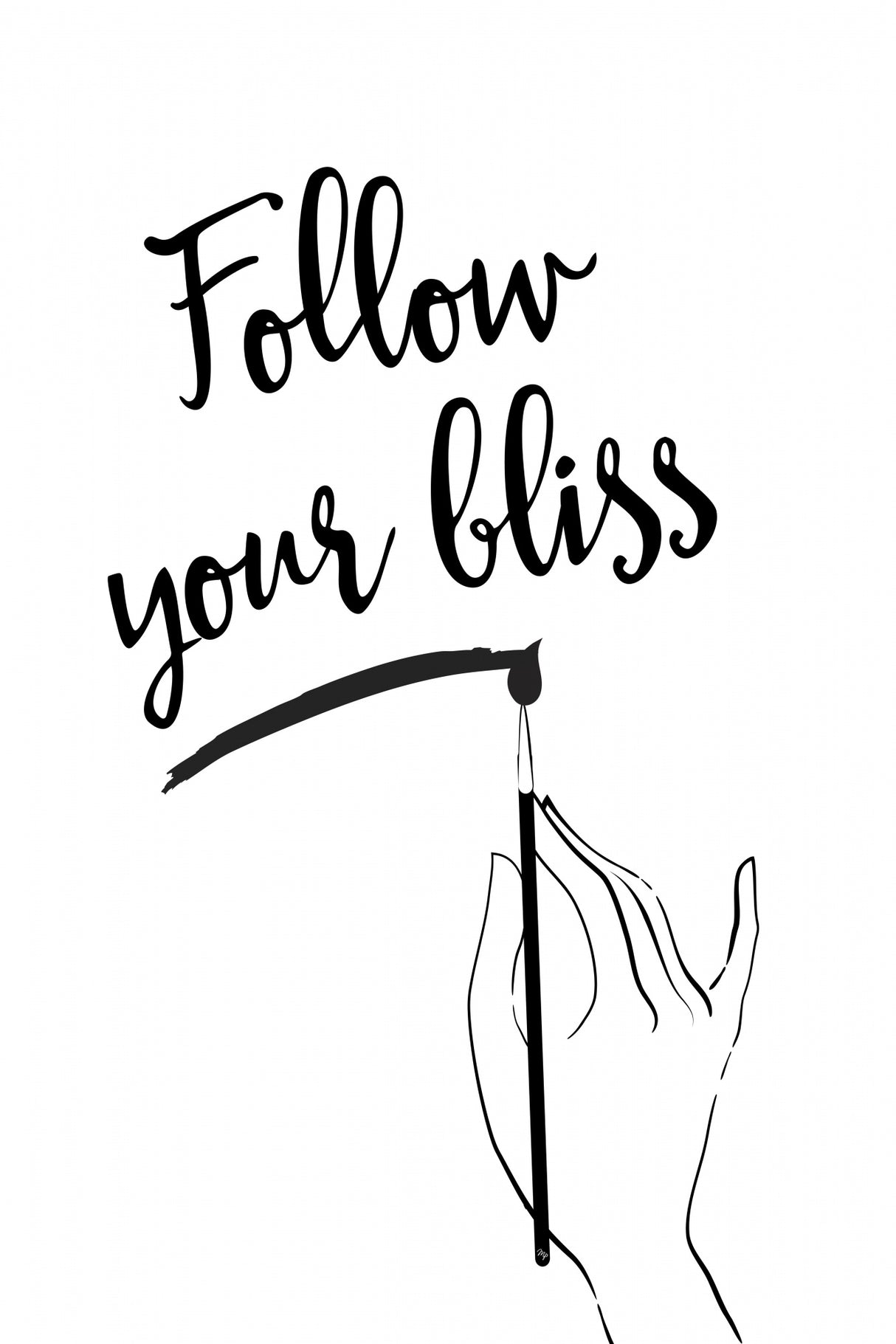 Bliss Notes Poster och Canvastavla