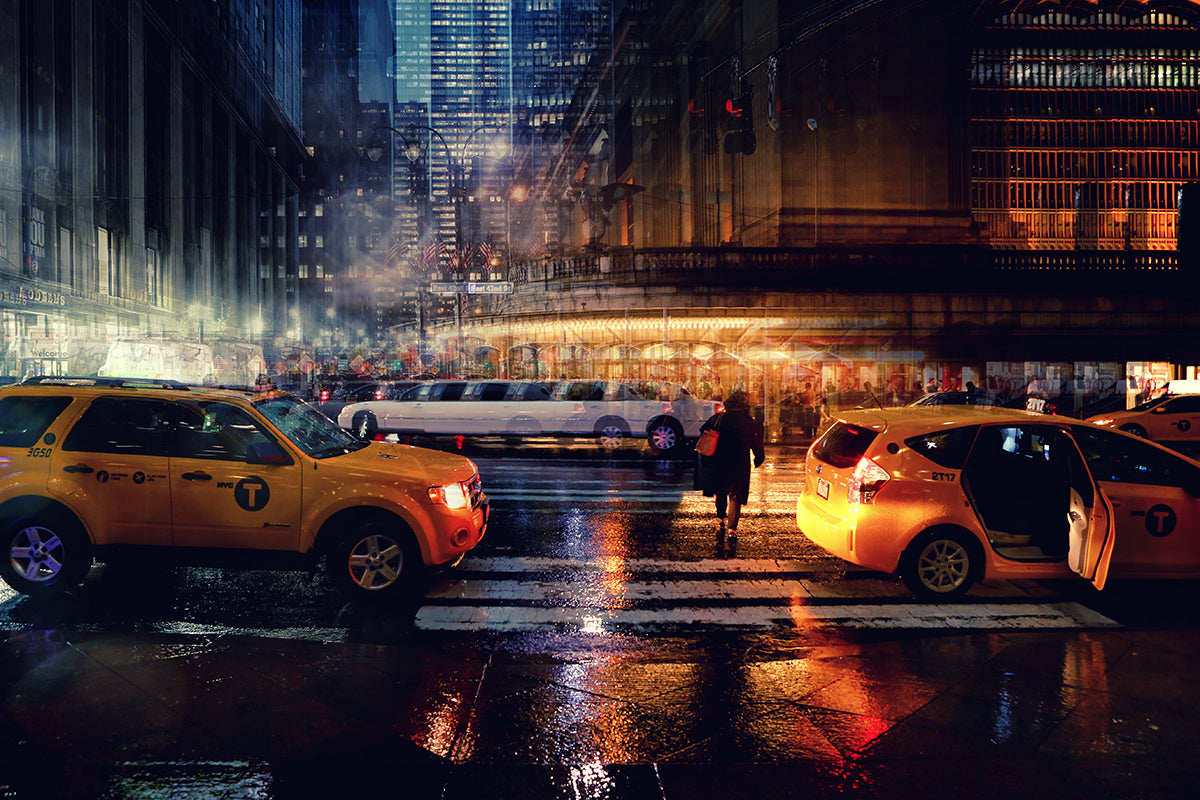 Taxi Poster och Canvastavla