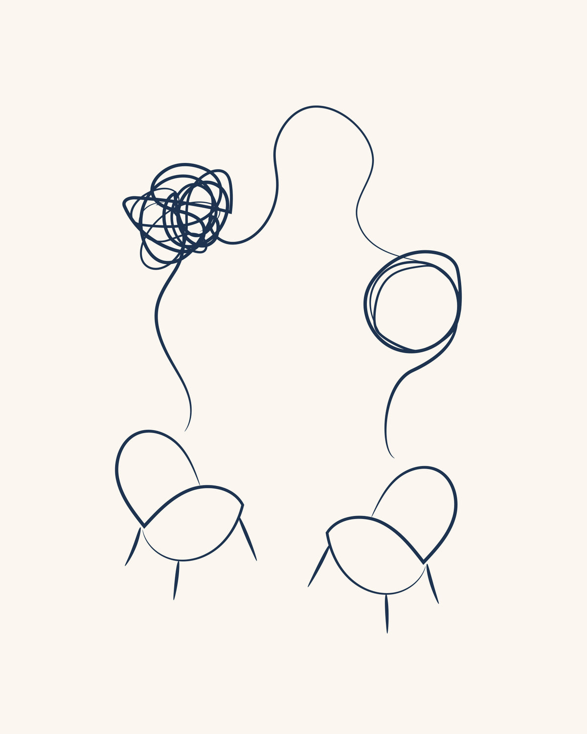 Therapy Chair Poster och Canvastavla