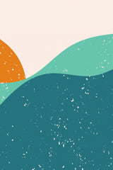 Minimal Abstract Mountains #1 Poster och Canvastavla