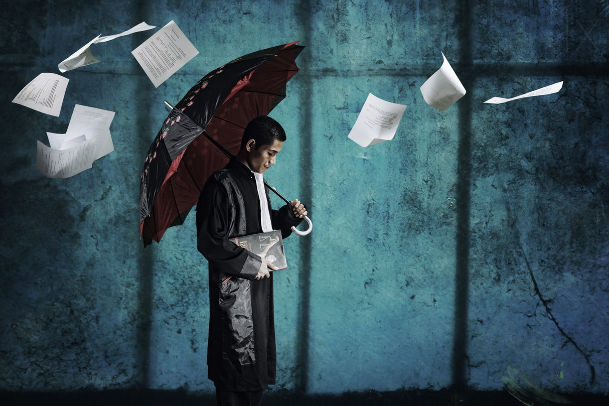 umbrella of justice Poster och Canvastavla