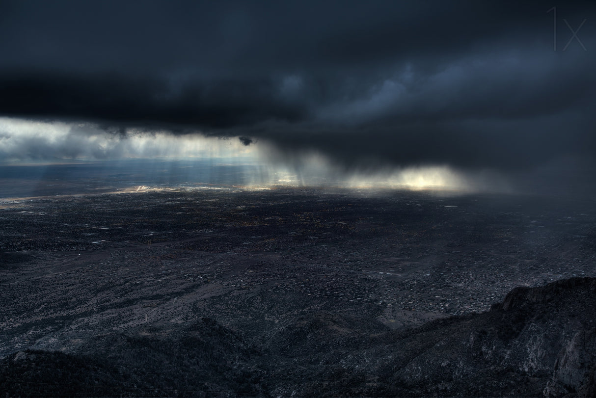 Storm over Alburquerque Poster och Canvastavla