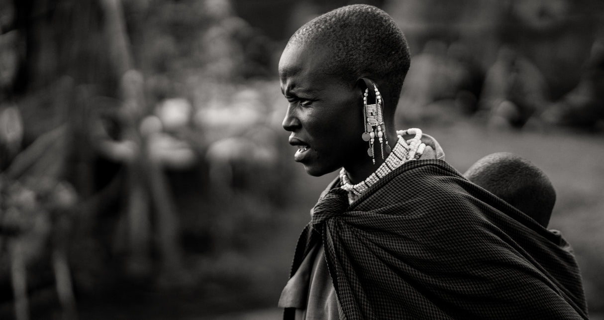 Masai lady ..Ngorongoro  Tanzania Poster och Canvastavla