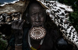 A surma tribe woman - Ethiopia Poster och Canvastavla