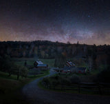 Rural Night Serenity Poster och Canvastavla