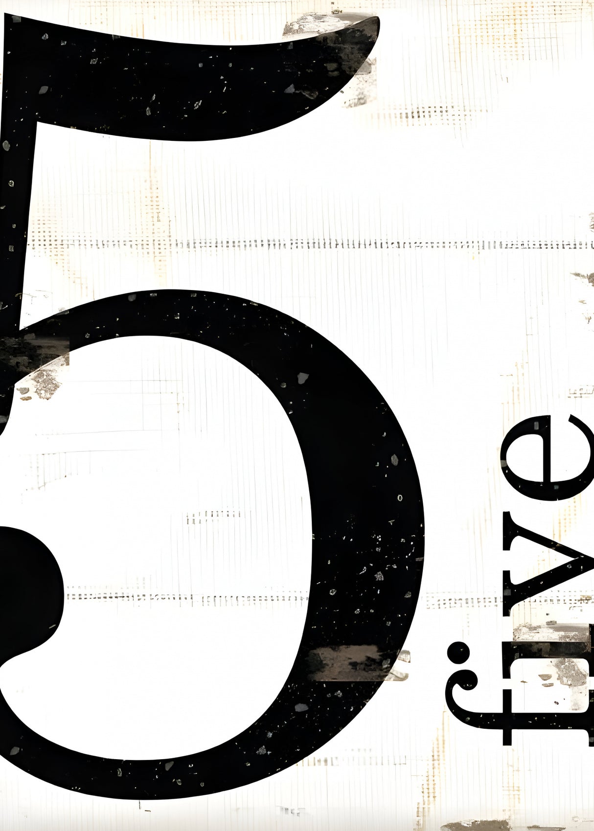 Five Poster och Canvastavla