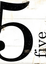 Five Poster och Canvastavla