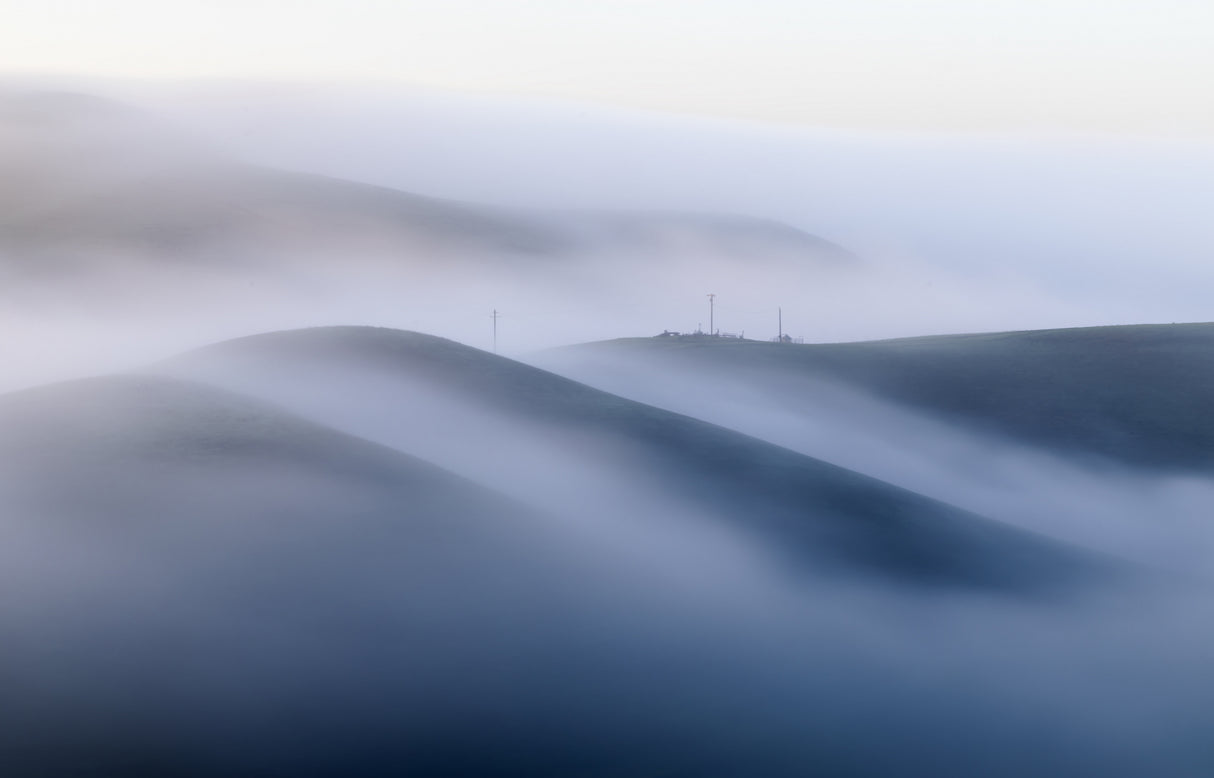 A Foggy Winter Morning Poster och Canvastavla