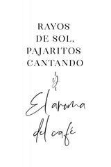 LA MAÑANA PERFECTA Poster och Canvastavla